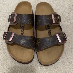 Birkenstock Louis Vuitton straps sandals